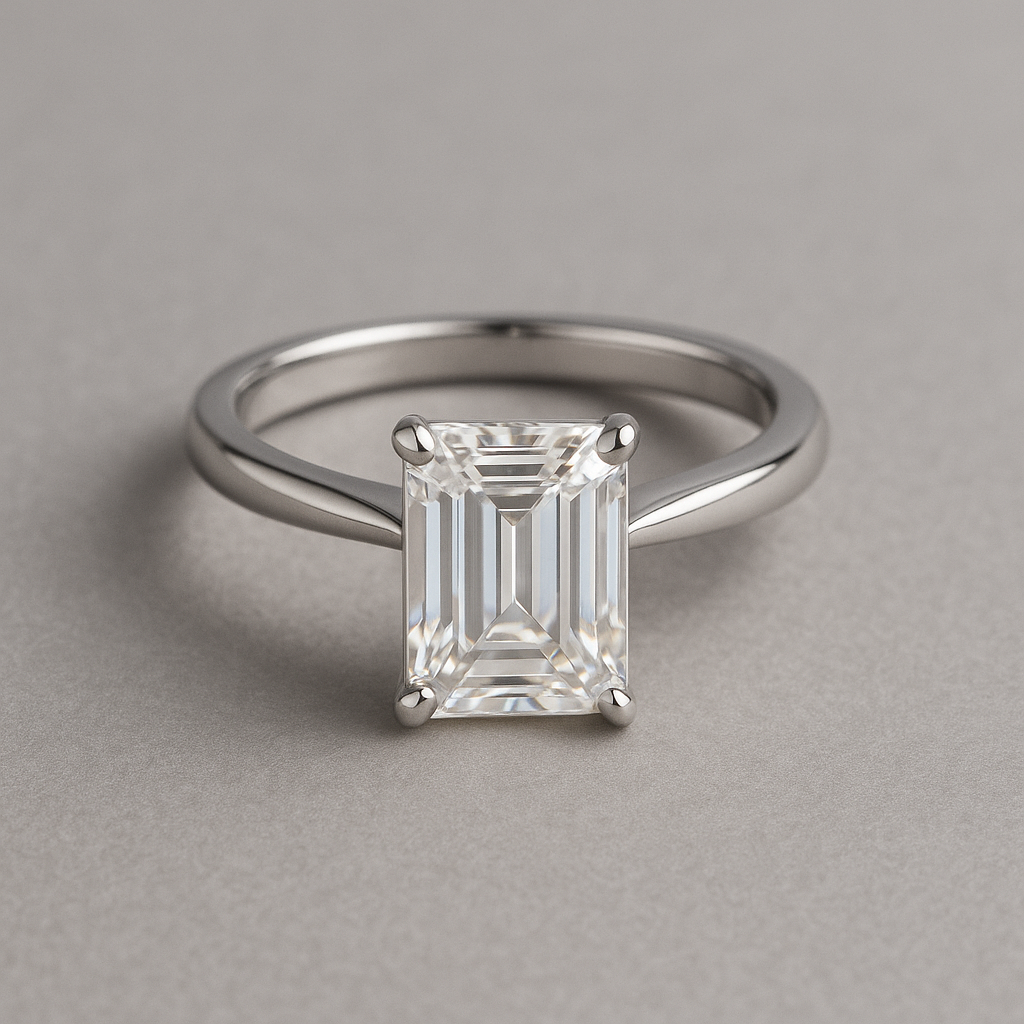 Round Cut Classic 6 Claw Diamond Ring