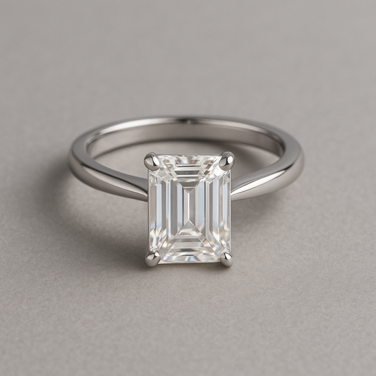 Round Cut Classic 6 Claw Diamond Ring
