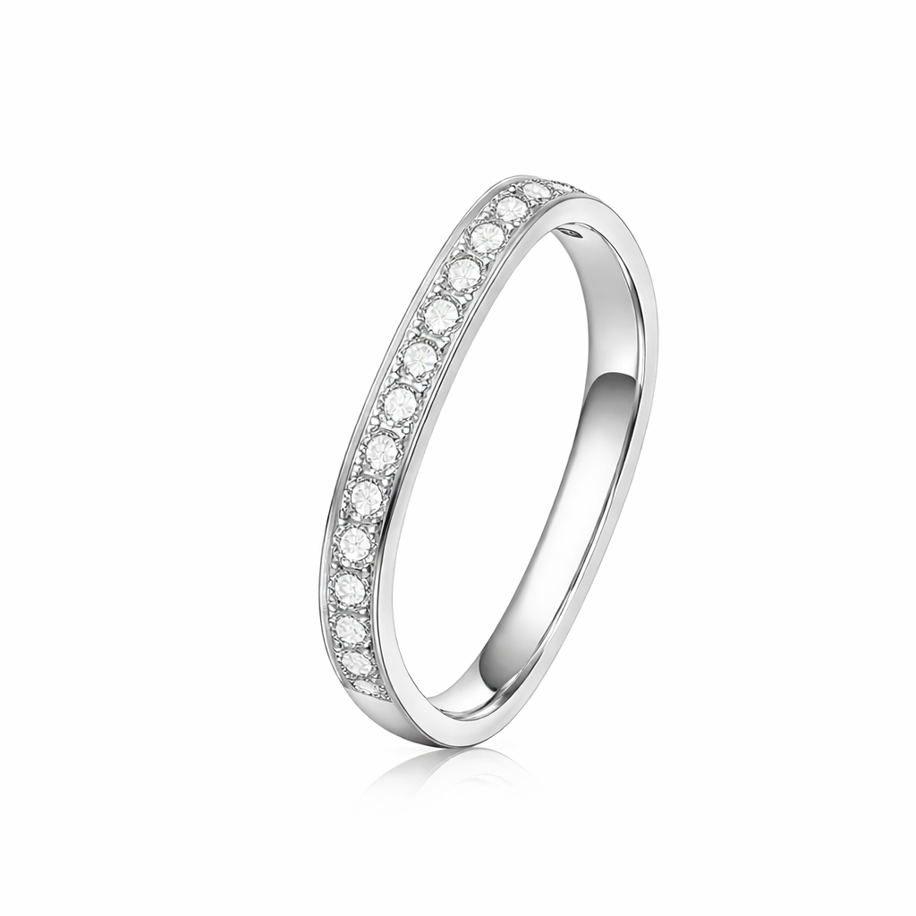 Prestige Square Cut Anniversary/Wedding Band Moissanite/Lab Diamond 1ct